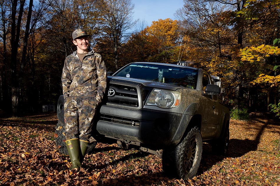 Vermont high school senior portrait