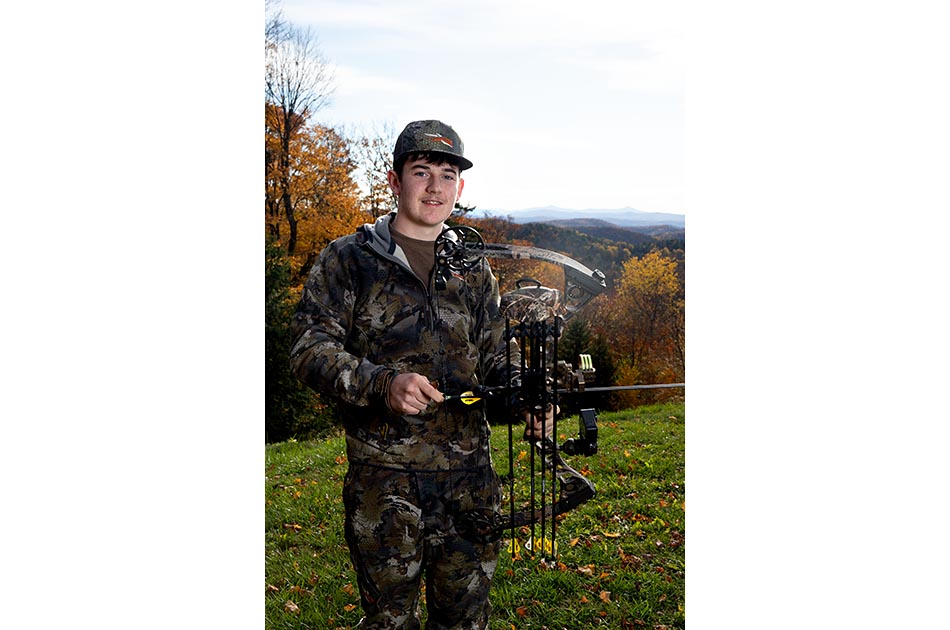 Vermont high school senior portrait